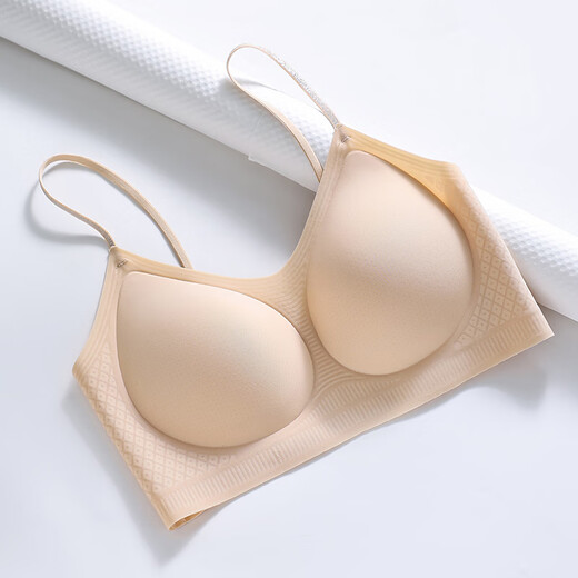 
Urban Beauty Liquid Foundation Underwear for Women in Summer Ultra-Thin Strikeless Invisible Sling Vest Gathering Wireless Slim Strap Bra