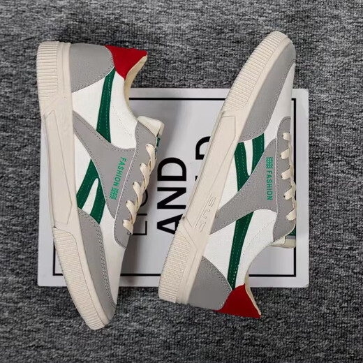 Changxiang Huili Sommer Herrenschuhe 2025 Neues koreanisches Stil Fashion Casual Sports Student Board Schuhe Vielseitige dünne Leinwandschuhe Männer RF-HD06 Green 41