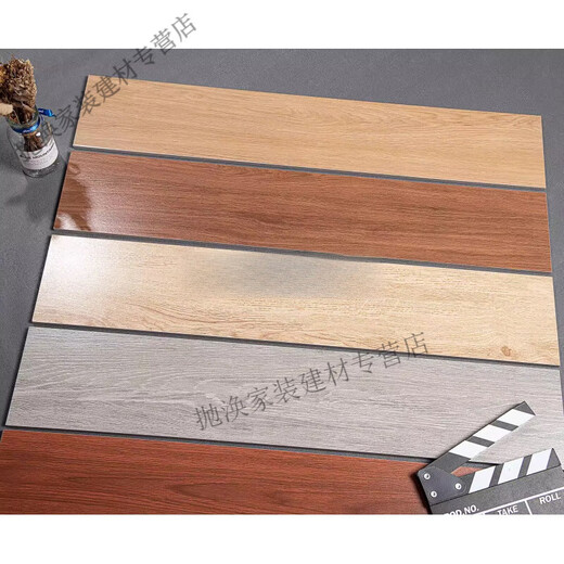 
He Jiangong Ceramic Tile Living Room Bedroom Balcony Bathroom 200x1000 Nordic Anti-slip Wear-resistant Floor Tiles 15839 200x1000