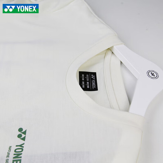 Yonex yonex badminton kleider kurzarm t-Shirt T-Shirt Schnell trockener Sportswear Top 16833cr Ice Beige L.