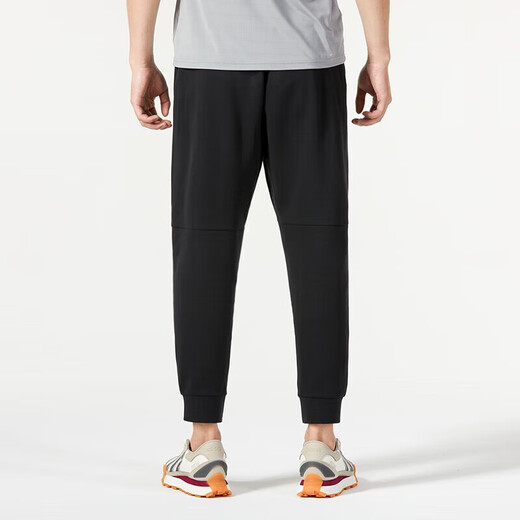 阿迪达斯（adidas）运动裤男裤春秋新款针织透气小脚裤长裤休闲裤卫裤 IQ1381黑色  S