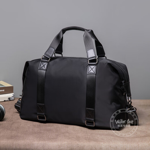 Bolsa de viaje de Walker Shop para hombres Ligeros Ligeros Ligeros Mano de viaje Bolguía de mano de gran capacidad Bolsa de hombro de viaje de corta distancia Bag Casual Fitness Blue Modelo de separación húmedo y seco de húmedo gran tamaño [50*22*28 cm]