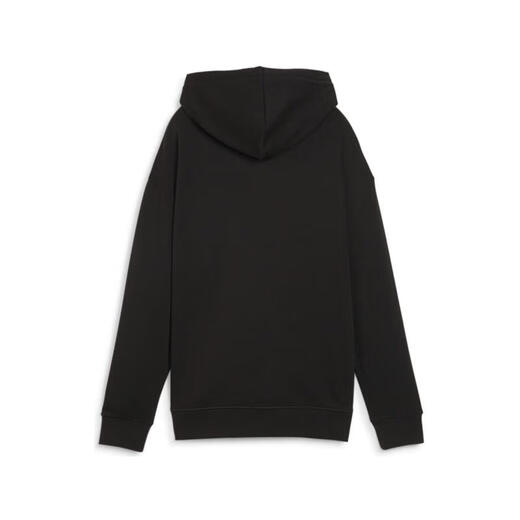 Puma (PUMA) women's pullover sweatshirt for women in spring and autumn plus velvet to make them look slim and versatile casual trendy brand loose trendy jacket Black one size EU L