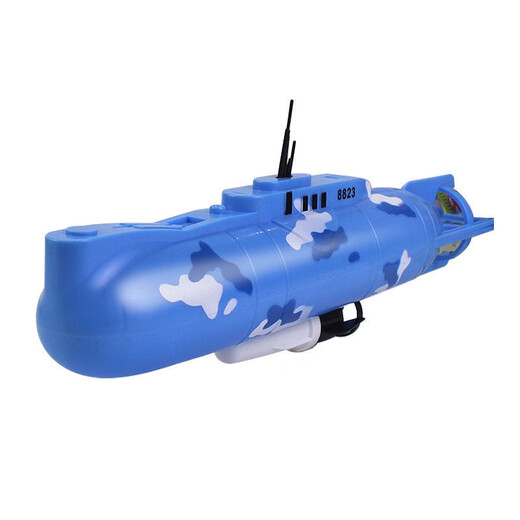 
Shantoulin Village electric submarine toys children's play and bathing simulated toy boat model non-remote control can be launched for boys and girls 8822 submarine charging version charging + charger