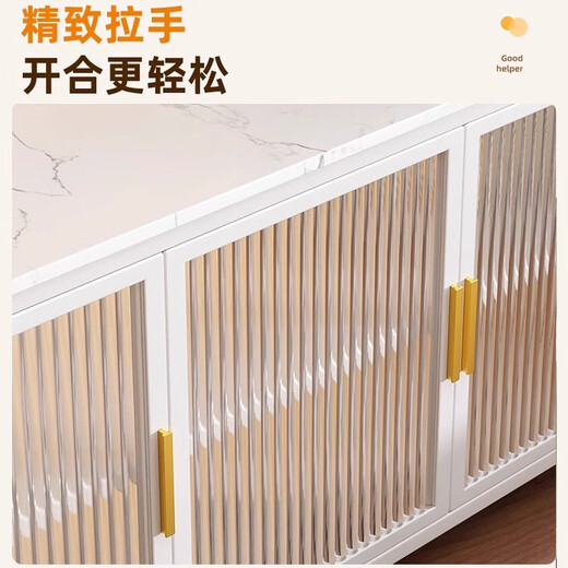 Smart Father steel storage cabinet baby feeding table baby supplies storage cabinet floor-standing multi-layer large-capacity toy storage rack pearl white-5 layers high 157cm long 80 wide 42cm free wheel