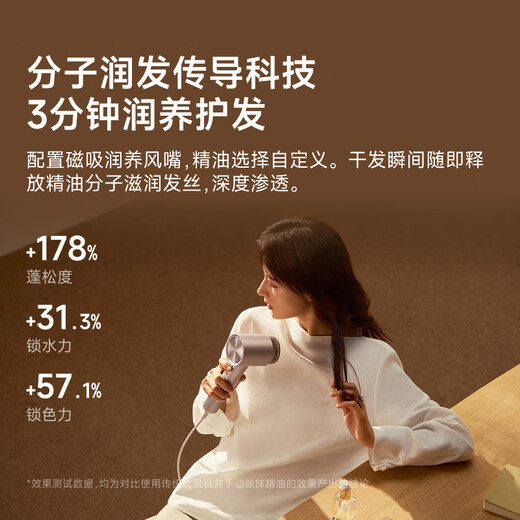 Laifen high-speed hair dryer Swift 04, quick-drying household hair dryer, essential oil hair care hair dryer, birthday gift for girlfriend, national subsidy, Swift 4 (suite version), titanium gray