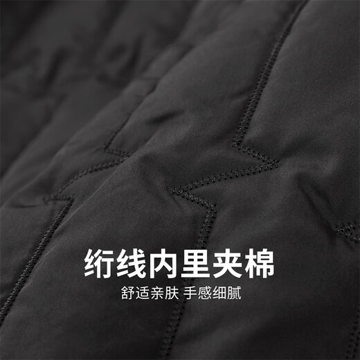 Dances with Wolves All-over Printed Padded Hooded Jacket Men's 2025 Autumn and Winter New Loose Warm Youth Jacket 1077 Khaki 701 L (175)