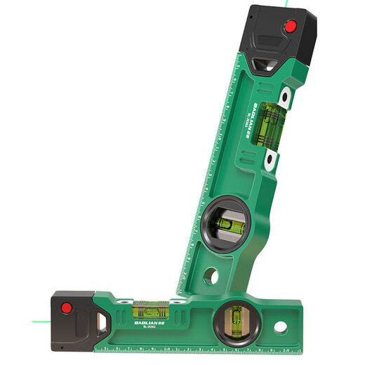 NAOISKEY Laser Level High-Precision Anti-fall Strong Magnetic Multi-Function Measurement Mini Level Water Portable Level Torpedo Type Strong Magnetic Level 225mm