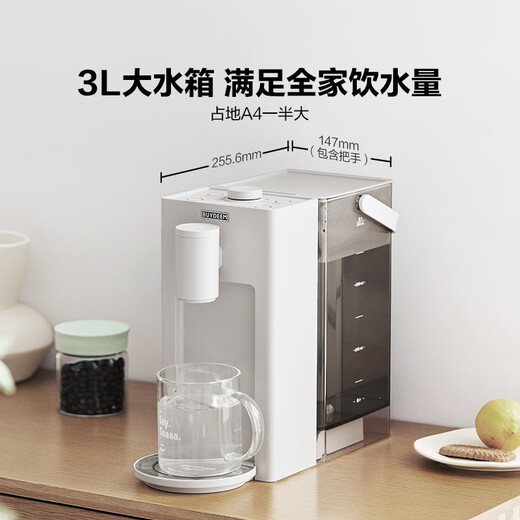 Buydeem instant hot water dispenser Home instant hot water dispenser Desktop tea dispenser Office small mini smart water dispenser milk brewing device DS95&9 series 3L water tank New product DS95 water dispenser + water bottle holder set Instant hot type