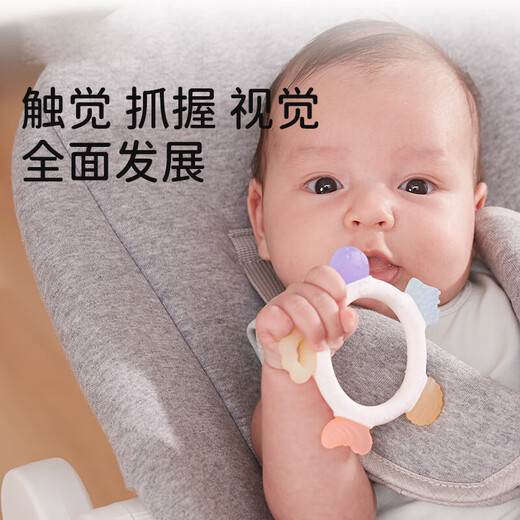 Full moon teething gum baby teething stick 4 months oral period toy baby teething gum 3 months children anti-eating hand chewing joy starry sky teething gum + storage box non-stick dust 1 pack