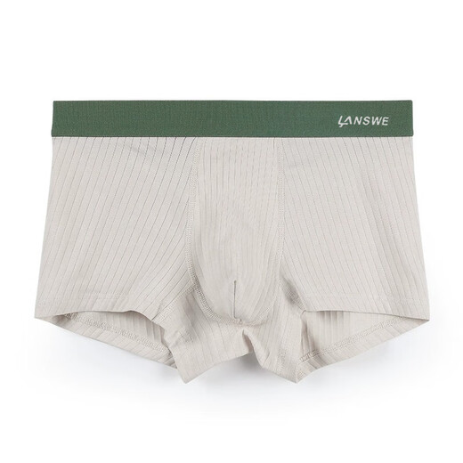 Langsha [Give your boyfriend a gift for Chinese Valentine's Day] 10A Antibacterial and Anti-mites Men's Underwear Men's Pure Cotton Breathable Large Size Shorts 4