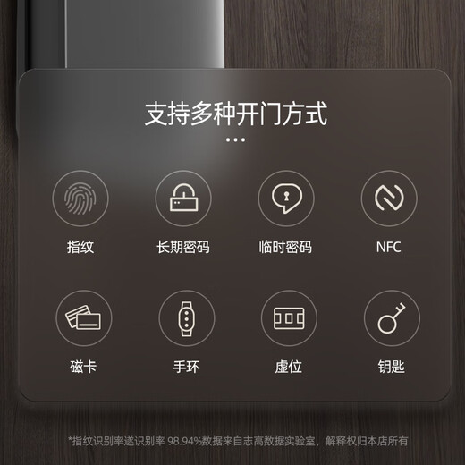 Chigo Smart Door Lock Password Fingerprint Lock B&B Apartment Password Lock Entry Door Home Smart Lock Anti-Theft Door Electronic Lock Eight Unlocks + Remote Temporary Password + Free Installation