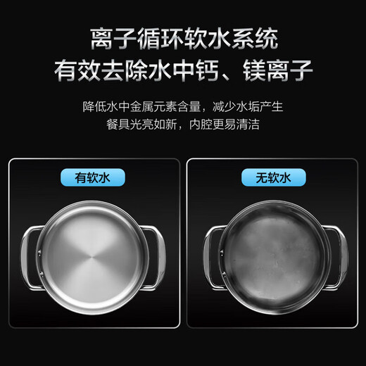 Haier home built-in double-sided dishwasher, large 18 sets + 3 large capacity, AI intelligent control, double 80 high temperature cleaning, first-class water efficiency, fully automatic built-in dishwasher L7, new double-sided washing, 18 sets, three layers | six-star UV disinfection