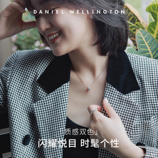 Daniel Wellington DW Collier Femelle Pendre Jewelry Rose Gold Chinese Saint Valentin Gift DW00400153