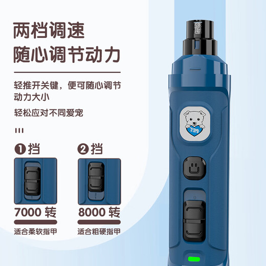 Jiuyu Joyu Jiuyu Pet Nail Grinder Dog Nail Clipper Cat Electric Toe Trimmer Large Dog Universal Scissors N30 - Vibrant Orange (Universal for All Pets)