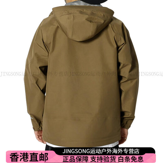 Snow PeakSS24 GORE-TEX系列 工装风壳户外运动防水防风防雨夹克外套 男女 Coyote/棕色 S