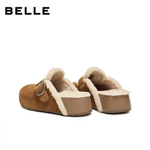 
Belle (Belle) Zhang Linghe same style thick island toast 2 generation Birkenstock slippers for women's shopping mall style can wear outside slippers D8R1DBH5 pre-sale brown-winkle 35