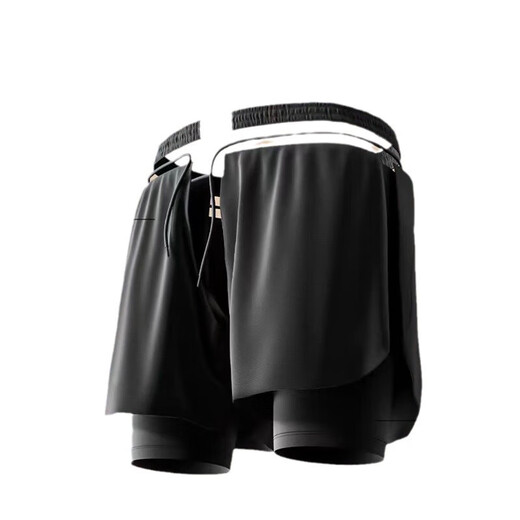 
Lugeli swim trunk men's three-piece swimwear swimwear swim cap swimming suit men's swim trunks anti-embarrassing swimming beach pants 2XL suggests 140-160Jin [Jin equals 0.5 kg] pants + swimming goggles + swimming cap