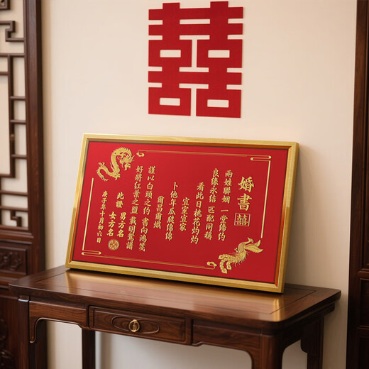 Yumo Tangyang relieve impresión de cobre personalizado Venus marco de palisandro sala de estar decoración de oficina marco colgante pintura decoración de escritorio mesa producto terminado tamaño 22 * ​​32 cm tamaño estándar