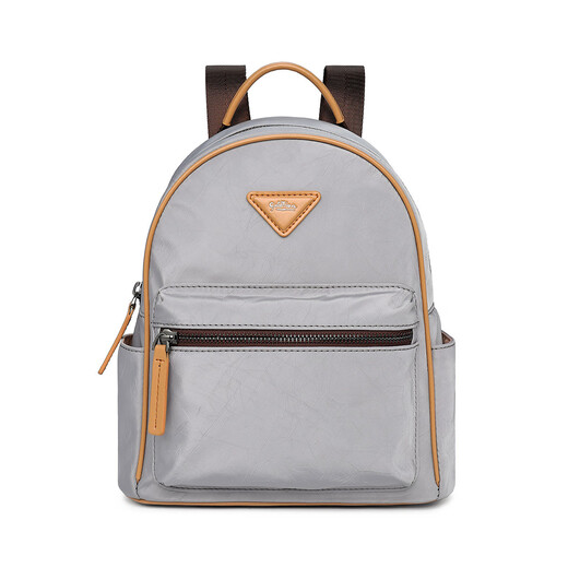 Goldlion G+Jinlilai [Simple Casual] Damenbag Damen -Rucksack Leichtes Frauen -Rucksack großer Kapazität Tragbares Doppelgrau 23,5*14,5*26,5 cm