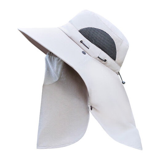 Charlotte Bear Xalorxion Summer Fisherman Sombrero para hombres Sol al aire libre Secado rápido Sombrero de sol transpirable Máscara para mujeres extraíble Sol Gat de pesca CM17062 Nanny Green