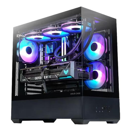 ASUS family bucket 14th generation Core RTX5060 host RTX5060Ti ROG family bucket Sun God host game desktop computer host live broadcast design chicken assembly machine 14600KF+RTX5060Ti | with five