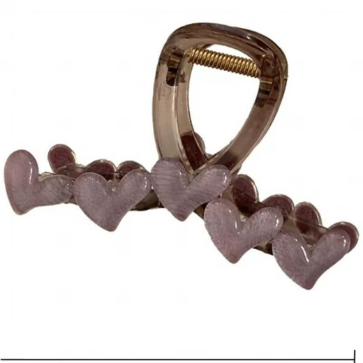 Love grabber female summer 2025 new style hairpin high-end large shark clip back head plate hairpin headdress 02 jelly color-light purple 8cm