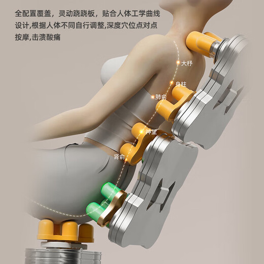 Chigo Fauteuil de Massage Maison Entièrement Automatique Corps Complet 2025 Top Dix Marques Capsule Spatiale Pétrissage Zéro Gravité Cou et Bas du Dos Fauteuil de Massage Intelligent Cadeau Pratique pour la Fête des Parents pour Maman et Papa