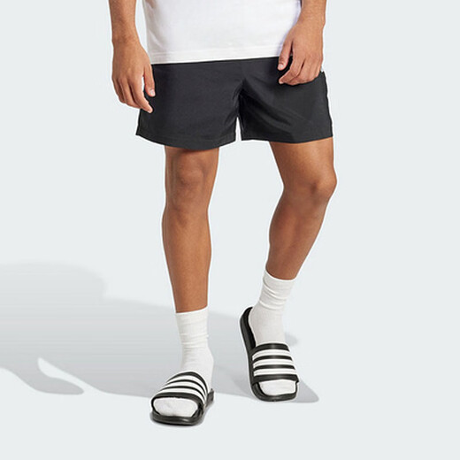 阿迪达斯 （adidas）短裤男官方夏季休闲五分运动裤速干透气短裤男官方正品 IC9756/针织/斜插口袋 XL