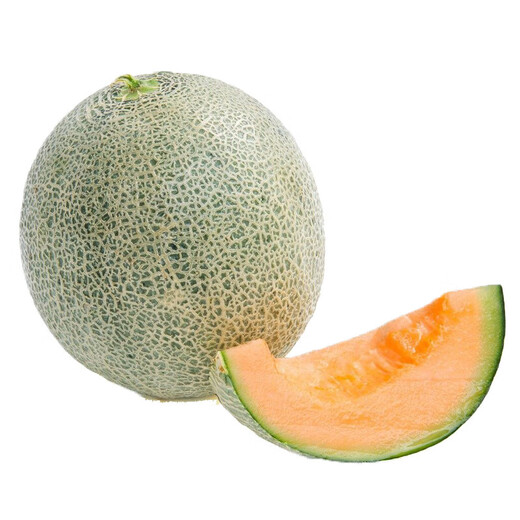 Japanese imported reticulated melon seeds, sweet watermelon horn honey seeds, fruit spring vegetable seeds, white skin and green flesh melon 100 original pieces