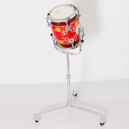 
FLOFAIR Percussion Orchestra Tinto Drum Red Painted National Five Tones Pai Drum School Orchestra Pai Drum Tang Drum 5# Drum