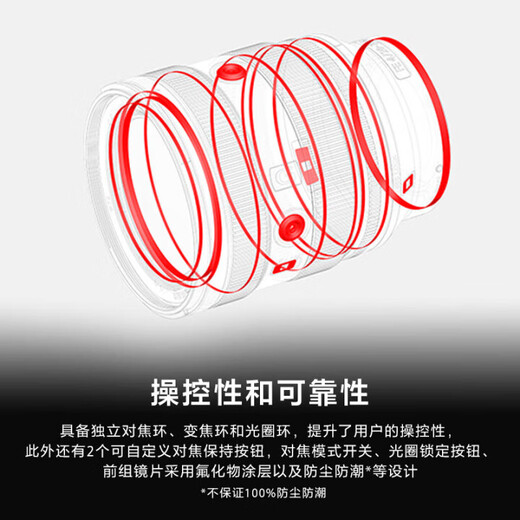 Sony (SONY) mirrorless camera portable lens FE20-70mm F4 G full-frame ultra-wide-angle standard zoom G lens (SEL2070G) FE 20-70mm F4 G 72mm