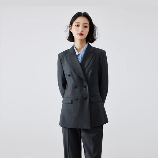 Lady Bird black suit jacket for women in the workplace for small people interview formal wear professional public examination suit suit