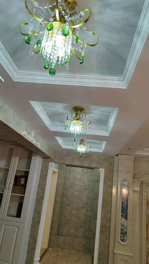 Chandeliers en cristal européen Corridor Light Corridor Balcon Light Entrée Lumière Valette de plafond Crystal Light 1W 9888