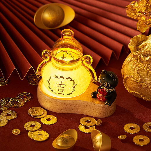 British Museum birthday gift, blessing and fortune, gourd, weather storm bottle, desk decoration, birthday gift for best friend