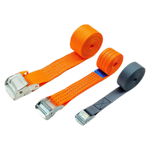 Cierre de camión Bunding CARGe de endurecimiento Cargo Cargo fijo Tintor Apretado Bundling Cinturón de freno Ancho de enjuague 2.5 cm [doble un poliéster] 2M Longitud