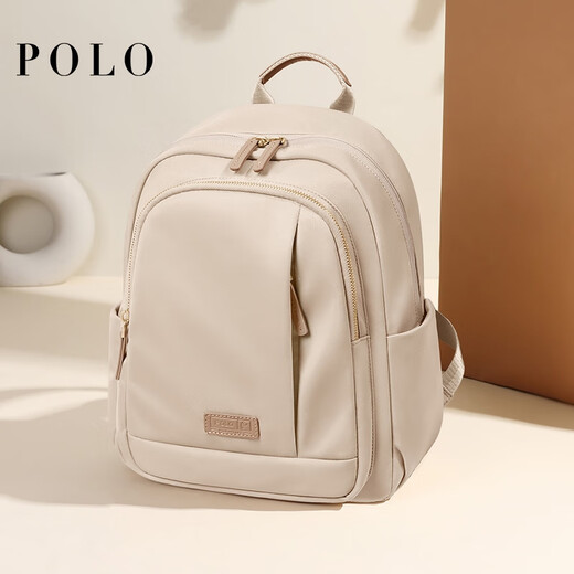 POLO双肩包女旅行书包笔记本ipad包防泼水包休闲百搭通勤背包七夕礼物