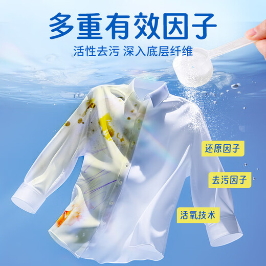 SnowDream Japanese bleach white clothes reducing agent cross-color dyeing bleaching powder to remove yellow and wash white clothes artifact 300g
