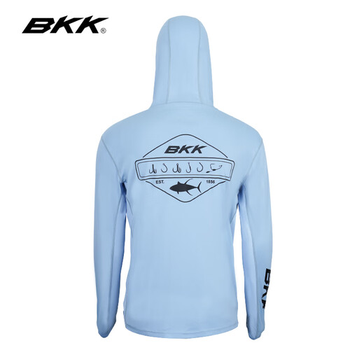 BKK sun protection sports hoodie outdoor casual fishing wear hooded long sleeves - spread S