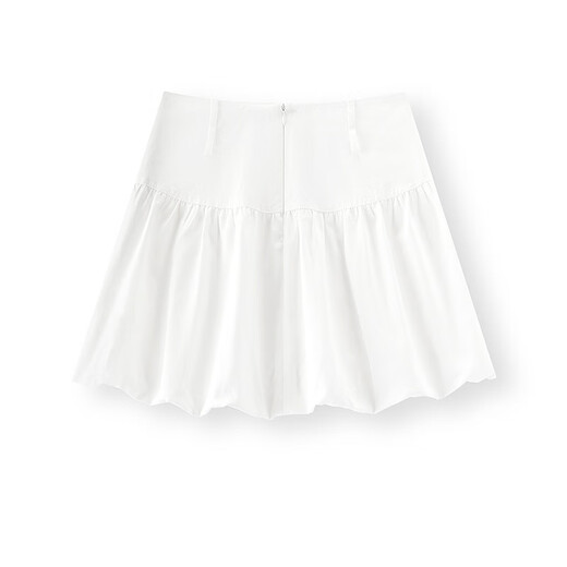
Semir skirt women's white flower bud short skirt cute summer 2025 belt A-line skirt sweet style 10D325120001