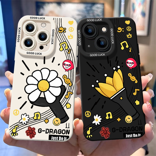 KYODO Jingmei Duo Quan G-Dragon mobile phone case is suitable for Apple iQOO Huawei vivo Xiaomi OPPO OnePlus protective case GD support stick Angel eye Angel eye black MY6624 Please contact us for ordering for Honor model [Customer service note]