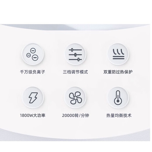 飞科吹风机家用负离子护发宿舍用学生可折叠大功率不伤发电吹风筒 飞科吹风机青春色fh6296赠卷梳