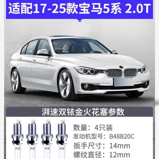 Paisu 18-25 BMW 5 Series 525i/525Li/530/530i/530Li 2.0T dual iridium spark plug 9930