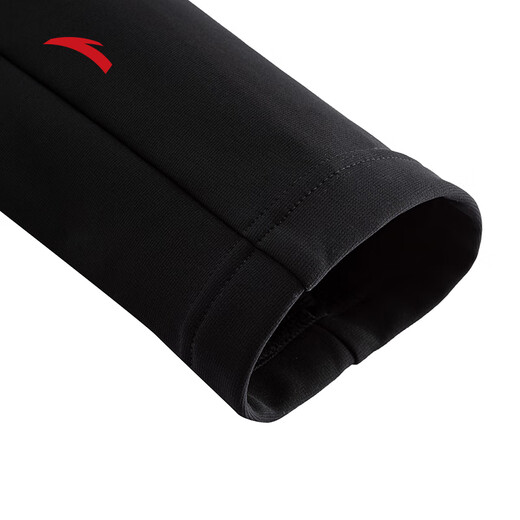 ANTA KT Series Men's Light Warm Velvet Sports Top 25 Years Winter Fashion Casual Sports Jacket 152541733 Basic Black-3 L (Male 175)