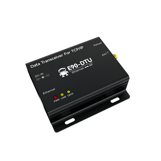 LORA Wireless Digital-Radiosender Ethernet SX1268 Modul 433MHz Upgrade SX1278 Relay Networking DTU 2 [Aktualisierte Version des Ethernet Industrial Radio] E90-D-Kleberantenne () x No No Power erforderlich