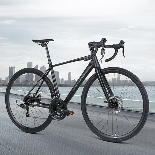 
Xidesheng Road Bike RT180 Aluminum Frame 14-speed Mechanical Disc Brake Introductory Racing Obsidian Black/Gray 700C480mm (165-175cm) 14-speed