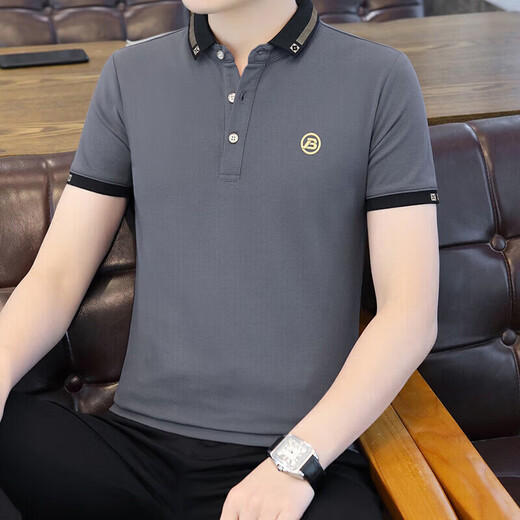 Lnoc li ning das gleiche revers polohemd für Männer lässig atmungsaktive kurzärmelige T-Shirt für reife Männer.