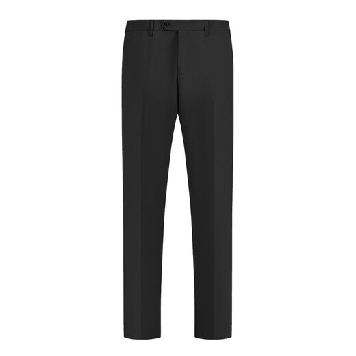 Rommon Lomon wool trousers men's spring and autumn style men's high waist straight-leg suit pants middle-aged and elderly casual pants men's dad trousers Gentleman gray 9906 summer thin style 29 size = 2 feet 2 waist = 73 cm