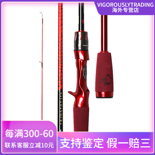 达亿瓦（DAIWA）日本进口21新款达瓦火蜥蜴路亚竿远投微物枪柄直柄多节路亚钓鱼竿 682m 火蜥蜴LXB枪柄_2.03米