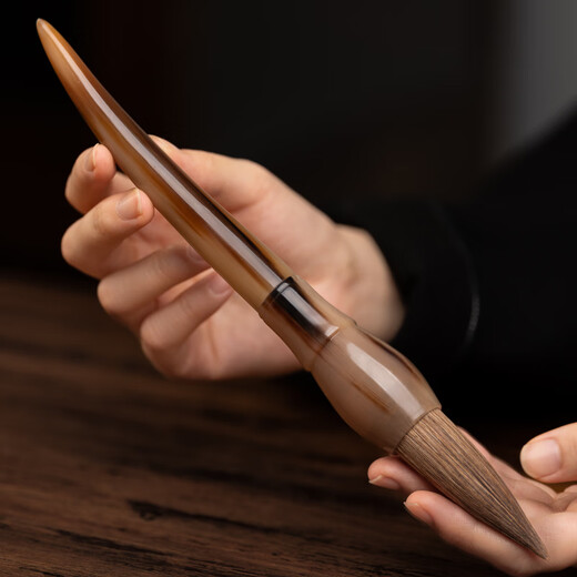 Huying high-end brush, high-end authentic wolf hair brush, special brush for calligraphy, high-end brush, Shanlian Hu brush, high-end brush, professional grade, bosom friend, single wolf hair